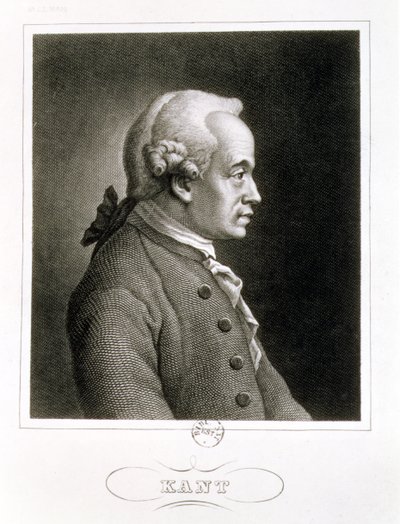 Portrait of Emmanuel Kant (1704-1804), German Philosopher by French School